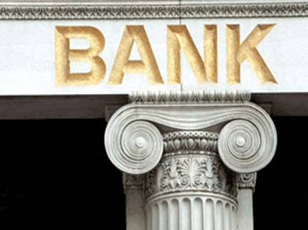 Bank Draft page image - bank building column with header